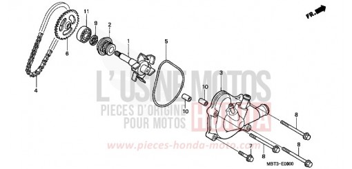 WATER PUMP XL1000V2 de 2002
